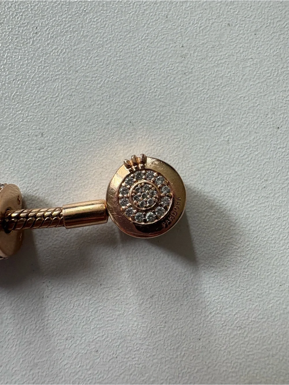 Rose Gold Pandora Charm Bracelet - Picture 9 of 13